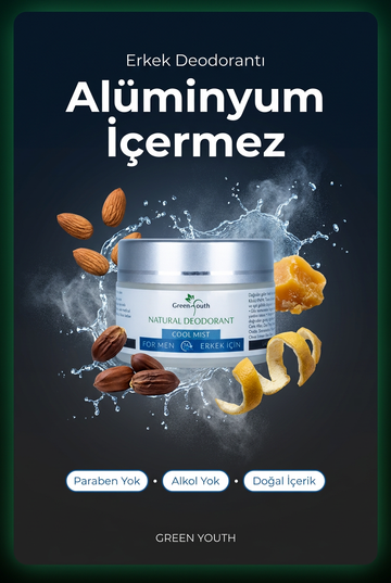 alüminyumsuz doğal krem deodorant